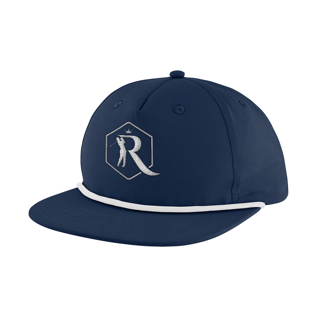 Reggie Rope Cap, Recycled Embroidery - Embroidery