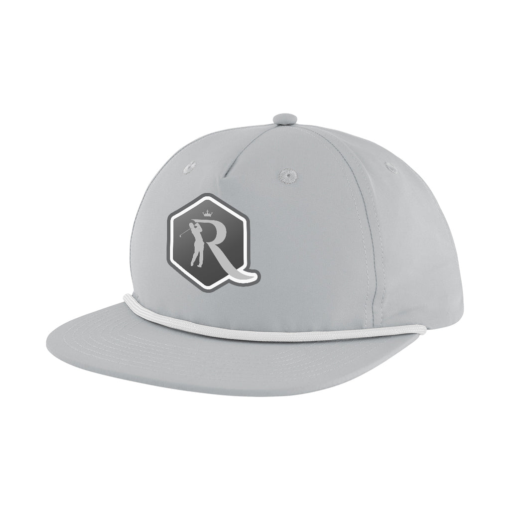 Reggie Rope Cap, Recycled Embroidery - White - Colorbrite
