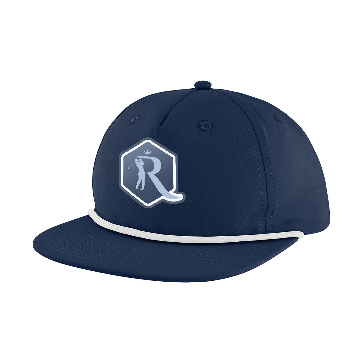 Reggie Rope Cap, Recycled Embroidery - White - Colorbrite