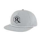 Reggie Rope Cap, Recycled Embroidery - White - Embroidery