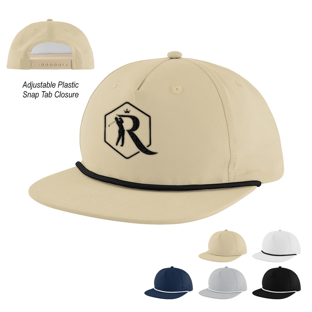 Reggie Rope Cap, Recycled Embroidery