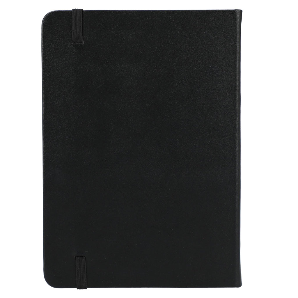 Remark Bound Notebook with Recycled Cover, 5 x 7 Inches - Black - Back