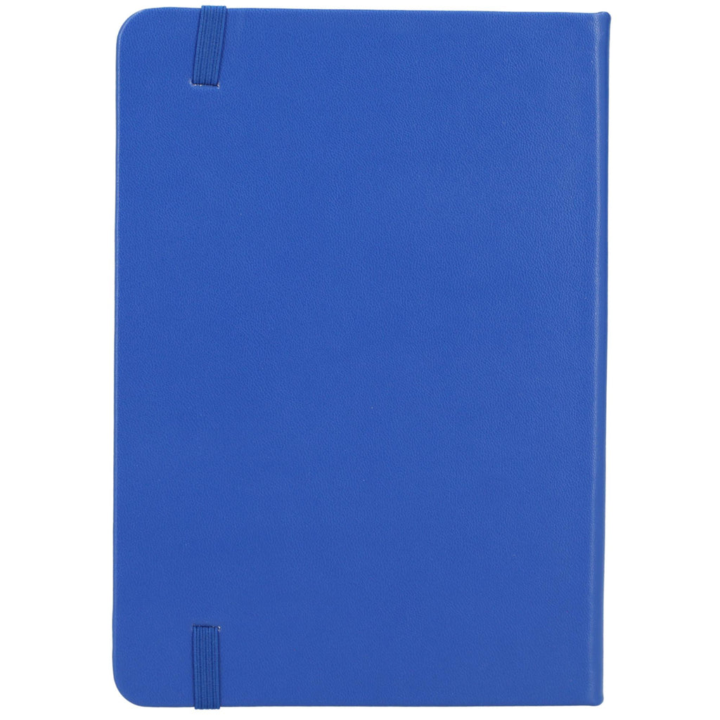 Remark Bound Notebook with Recycled Cover, 5 x 7 Inches - Blue - Back