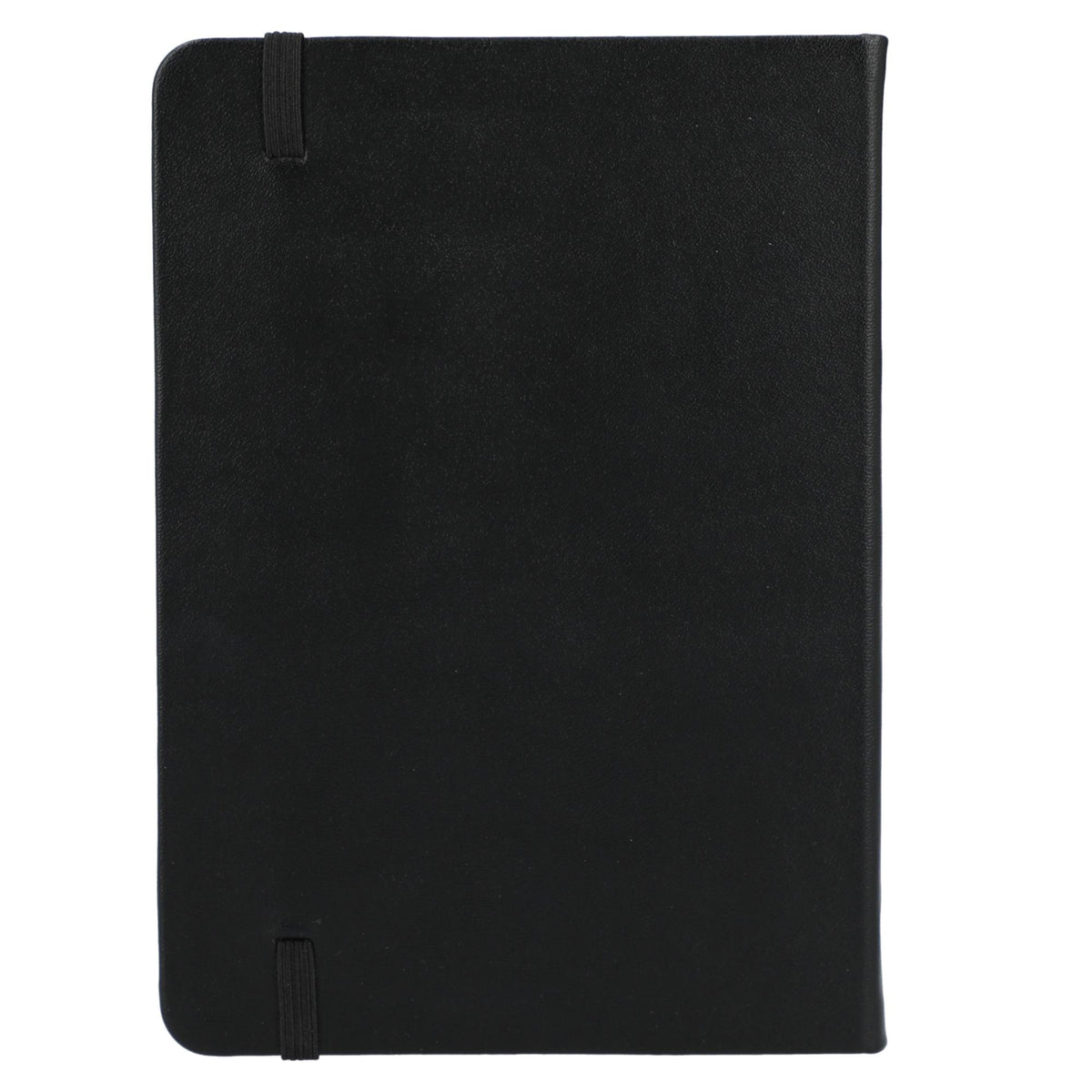 Remark Bound Notebook with Recycled Cover, 5 x 7 Inches Debossing - Black - Back