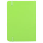 Remark Bound Notebook with Recycled Cover, 5 x 7 Inches Debossing - Lime - Back