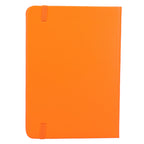 Remark Bound Notebook with Recycled Cover, 5 x 7 Inches Debossing - Orange - Back