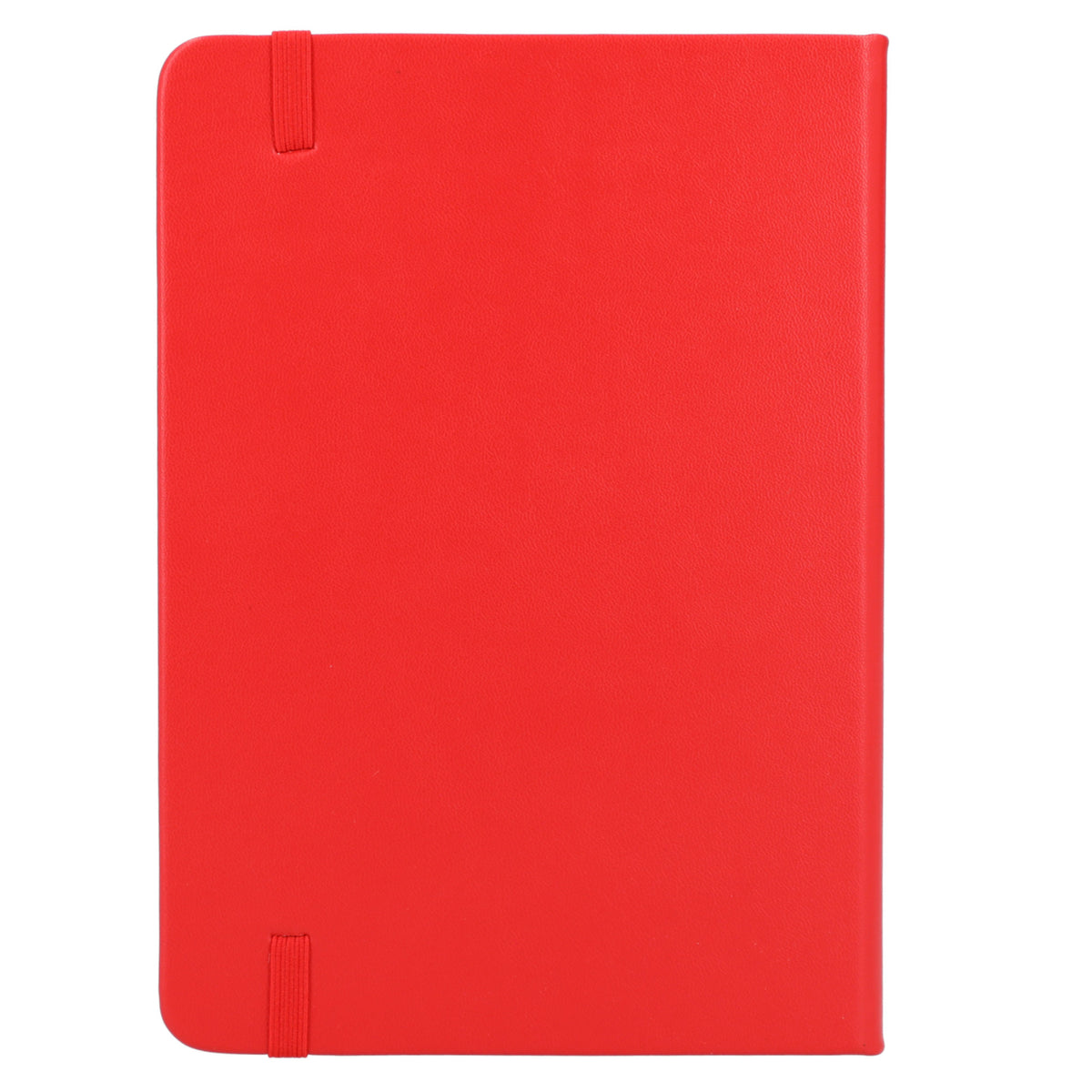 Remark Bound Notebook with Recycled Cover, 5 x 7 Inches Debossing - Red - Back