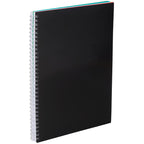 Remark Five Subject Notebook with Dividers, 8.5 x 11 Inches - Black - Right Angle 2
