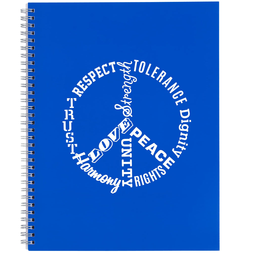 Remark Five Subject Notebook with Dividers, 8.5 x 11 Inches - Blue - Front