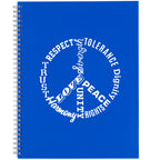 Remark Five Subject Notebook with Dividers, 8.5 x 11 Inches - Blue - Front