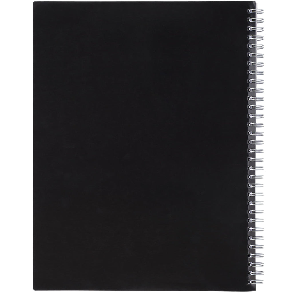 Remark One Subject Notebook, 8.5 x 11 Inches - Black - Back