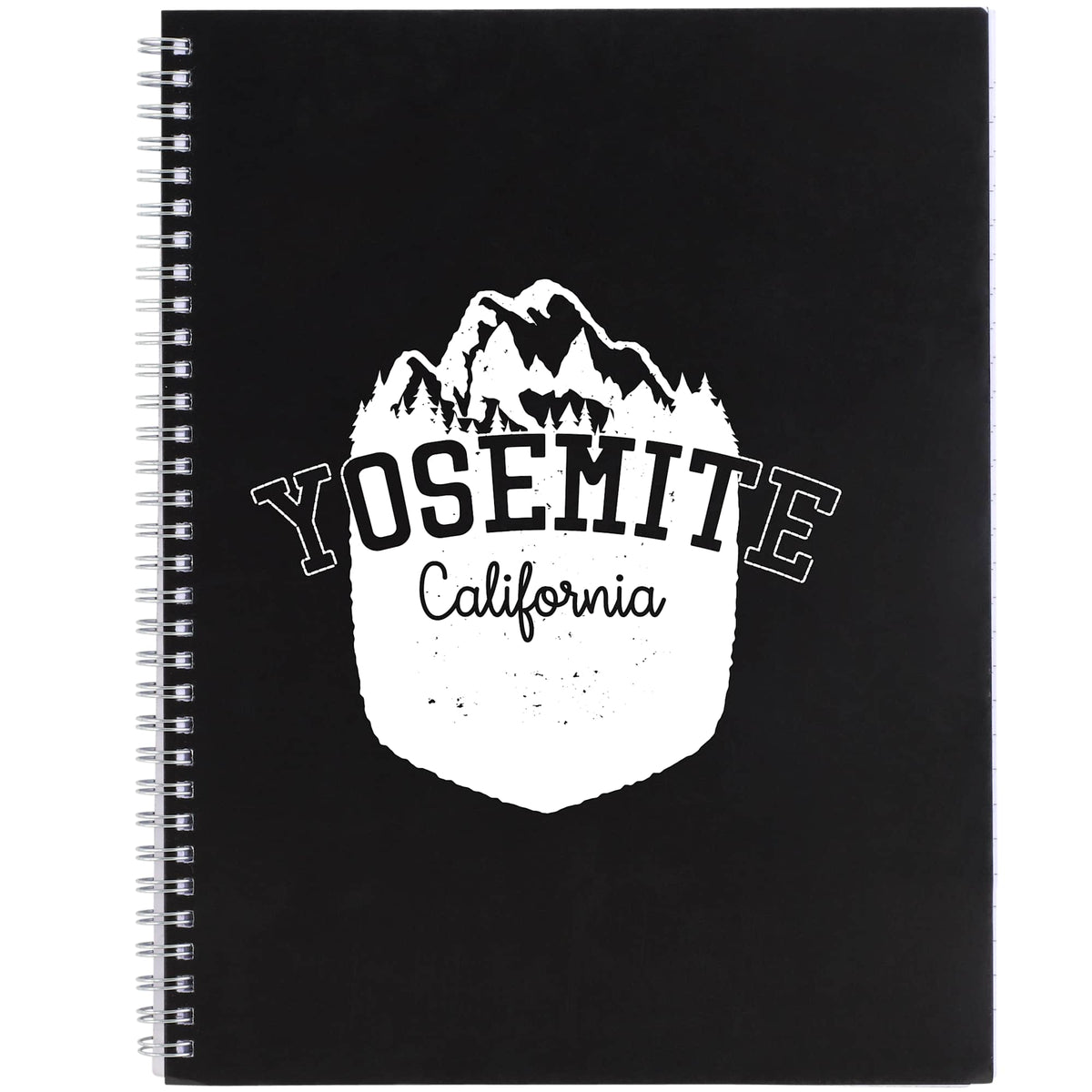 Remark One Subject Notebook, 8.5 x 11 Inches - Black - Front