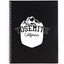 Remark One Subject Notebook, 8.5 x 11 Inches - Black - Front