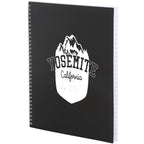 Remark One Subject Notebook, 8.5 x 11 Inches - Black - Left Angle