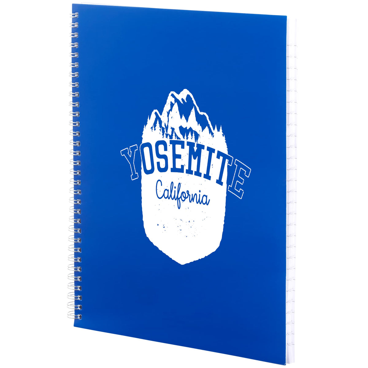 Remark One Subject Notebook, 8.5 x 11 Inches - Blue - Left Angle