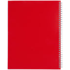 Remark One Subject Notebook, 8.5 x 11 Inches - Red - Back