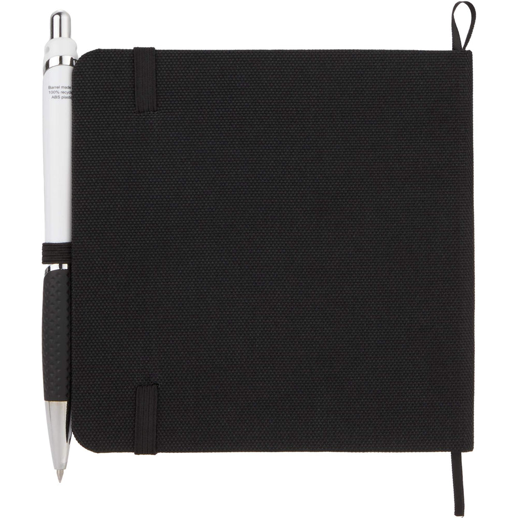 Remark Square Notebook with Recycled Cover, 4.7 x 4.7 Inches Full Color - Black - Back