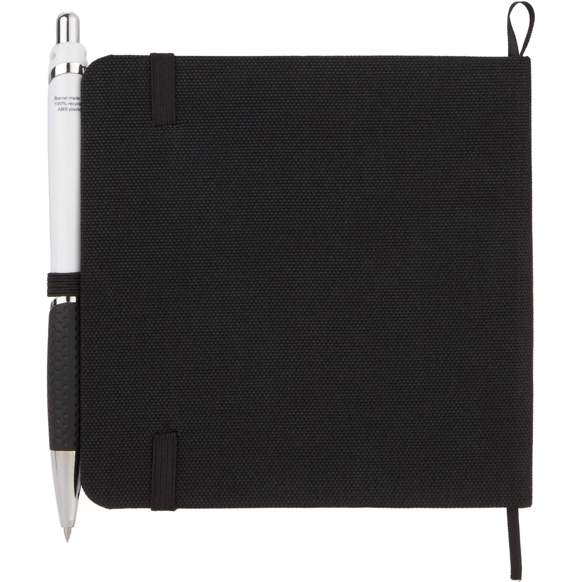 Remark Square Notebook with Recycled Cover, 4.7 x 4.7 Inches Full Color - Black - Back