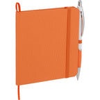 Remark Square Notebook with Recycled Cover, 4.7 x 4.7 Inches Full Color - Orange - Right Angle