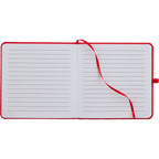 Remark Square Notebook with Recycled Cover, 4.7 x 4.7 Inches Full Color - Red - Open