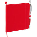 Remark Square Notebook with Recycled Cover, 4.7 x 4.7 Inches Full Color - Red - Right Angle