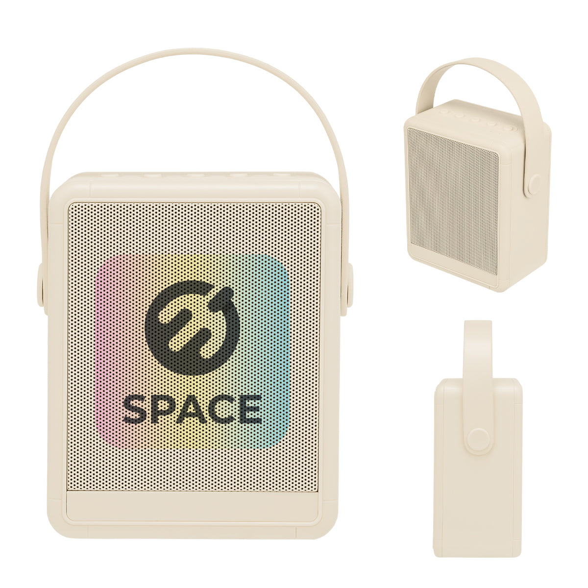 Remix Speaker in Recycled ABS - Cream - Full Color