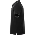Remus Snap Placket Performance Polo for Men Embroidery - Black/Quarry - Left Side