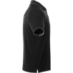 Remus Snap Placket Performance Polo for Men Embroidery - Black/Quarry - Right Side