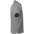 Remus Snap Placket Performance Polo for Men Transfer - Quarry/Black - Right Side
