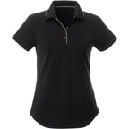 Remus Snap Placket Polo for Women Transfer - Black/Quarry - Front Flat