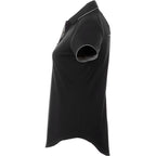 Remus Snap Placket Polo for Women Transfer - Black/Quarry - Left Side