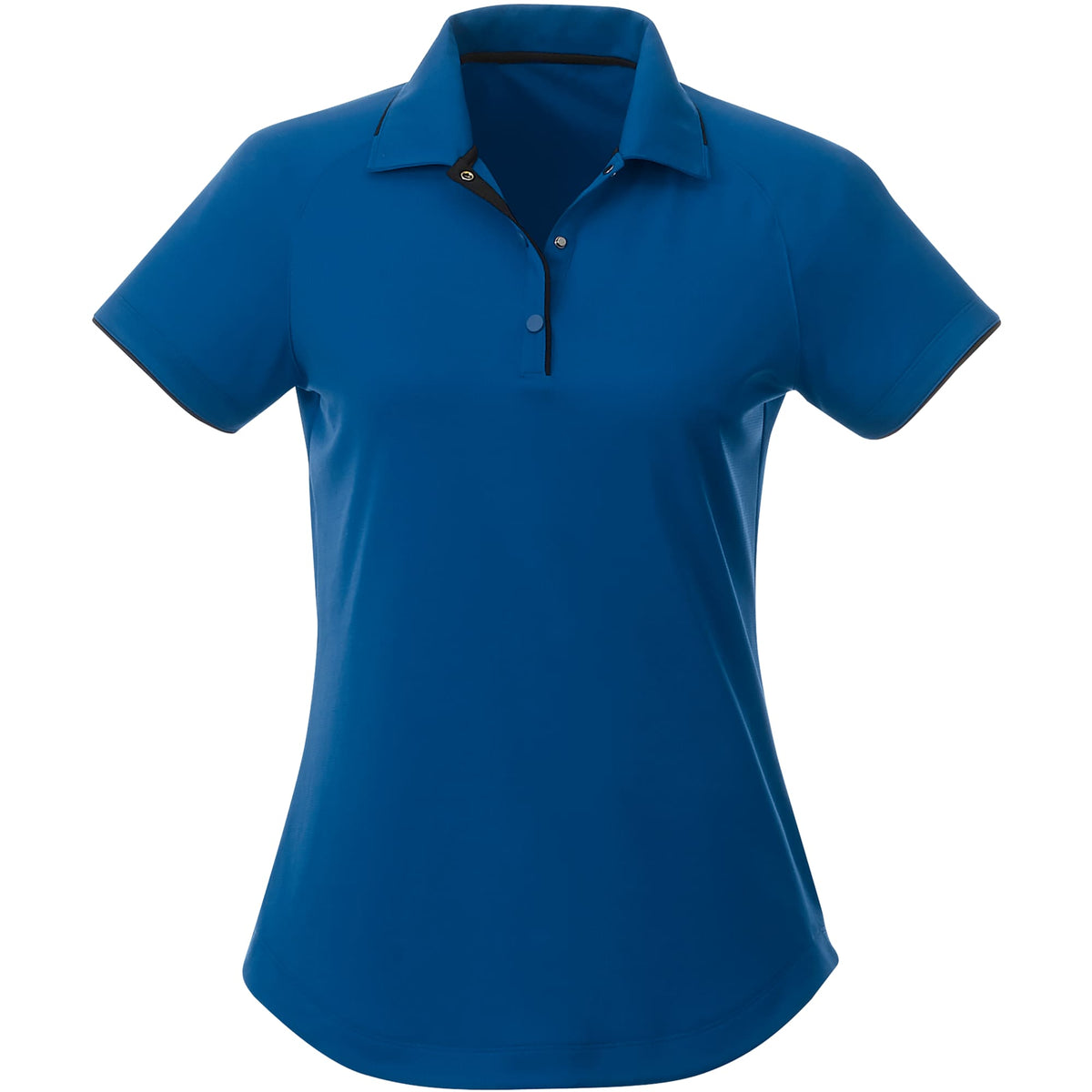 Remus Snap Placket Polo for Women Transfer - Invictus/Black - Front Flat