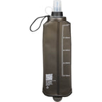 Remy Collapsible Water Bottle with Wrist Strap, 17 oz - Black - Back