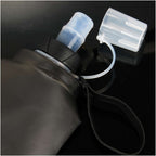 Remy Collapsible Water Bottle with Wrist Strap, 17 oz - Black - Detail 2