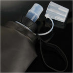 Remy Collapsible Water Bottle with Wrist Strap, 17 oz - Black - Photo 2