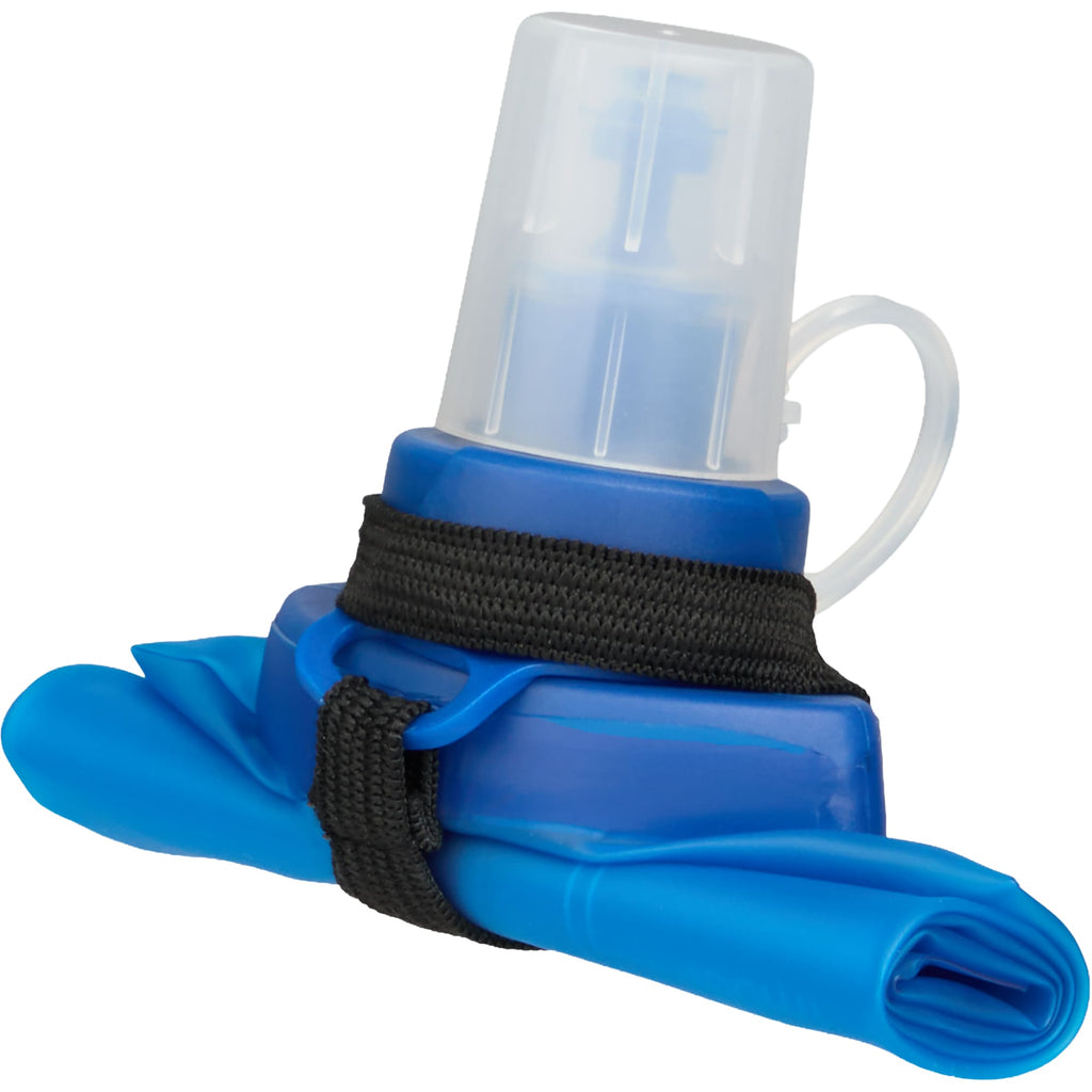 Remy Collapsible Water Bottle with Wrist Strap, 17 oz - Royal - Alternate 2