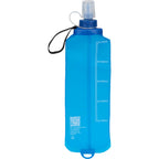 Remy Collapsible Water Bottle with Wrist Strap, 17 oz - Royal - Back