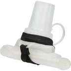 Remy Collapsible Water Bottle with Wrist Strap, 17 oz - White - Alternate 2