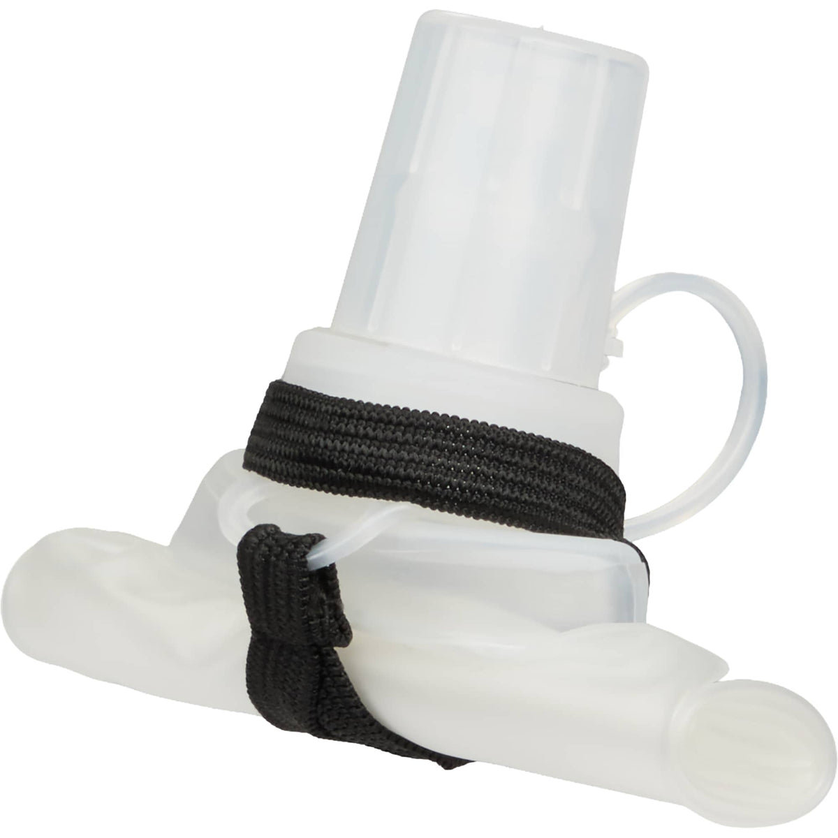 Remy Collapsible Water Bottle with Wrist Strap, 17 oz - White - Alternate 2
