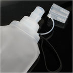 Remy Collapsible Water Bottle with Wrist Strap, 17 oz - White - Detail 3