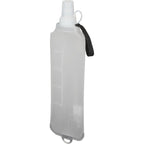 Remy Collapsible Water Bottle with Wrist Strap, 17 oz - White - Left Angle