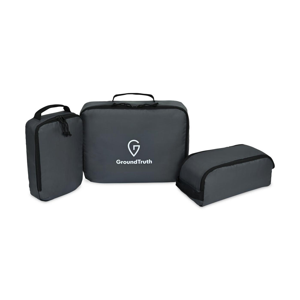 Renew Packing Cubes in Recycled PET, Set of 3 Transfer - Durango Grey - View 1