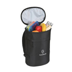 Renew Recycled Backpack Cooler, 20 Cans Transfer - Black - View 2