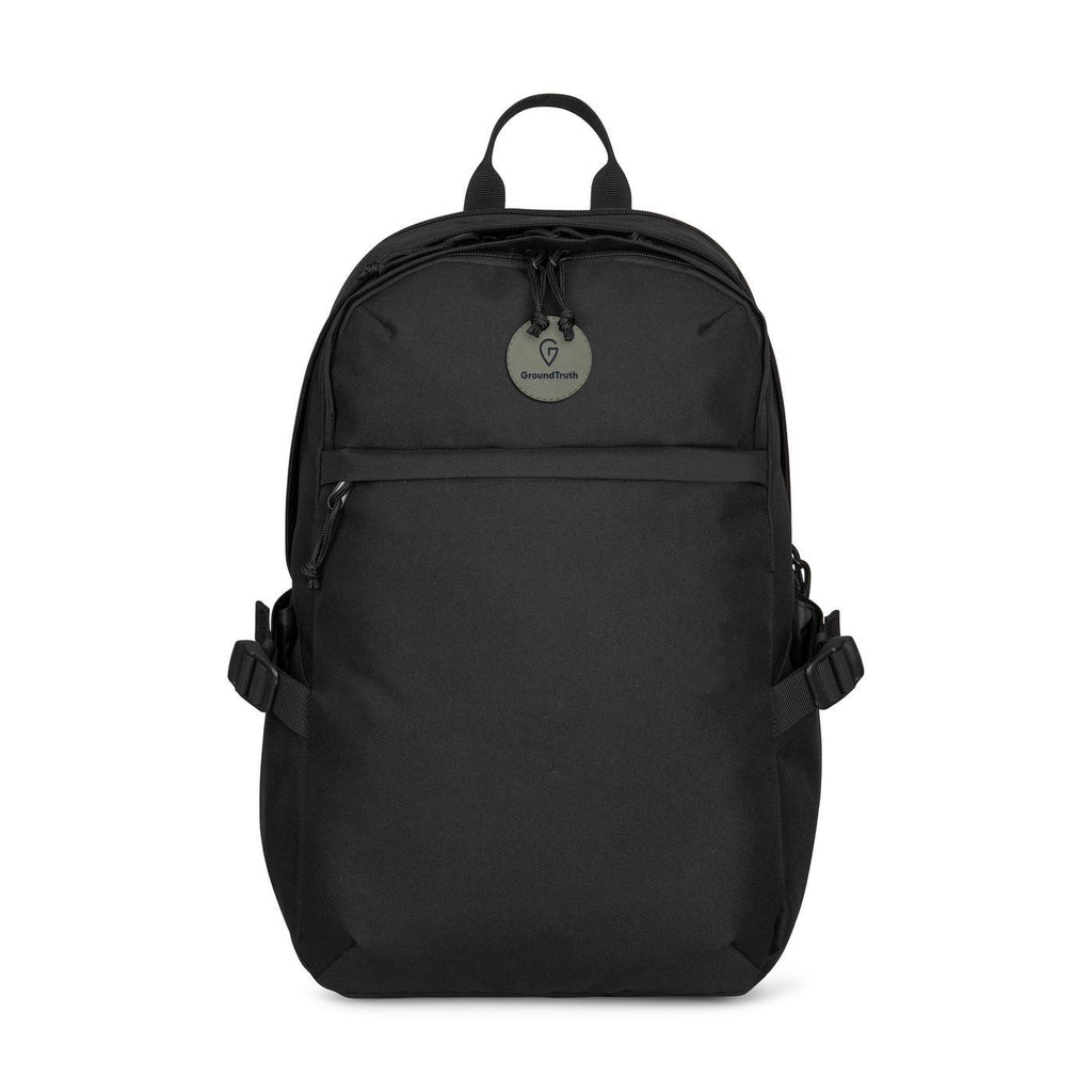 Renew Recycled Laptop Backpack, 15 Inch Embroidery - Black - View 3