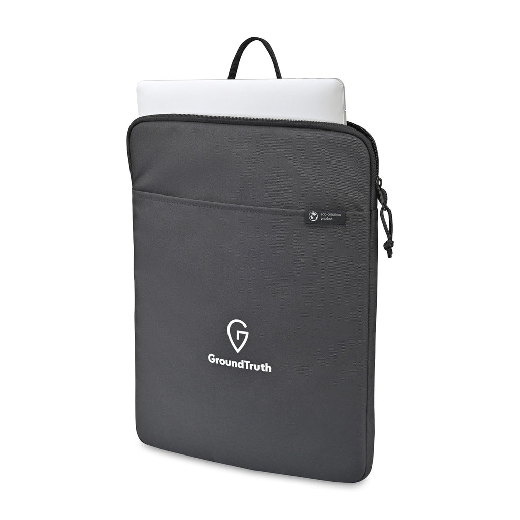 Renew Recycled Laptop Sleeve, 16 Inch Transfer - Black - View 2