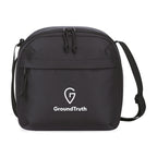 Renew Recycled Lunch Cooler with Angled Opening, 9 Cans - Black - View 1
