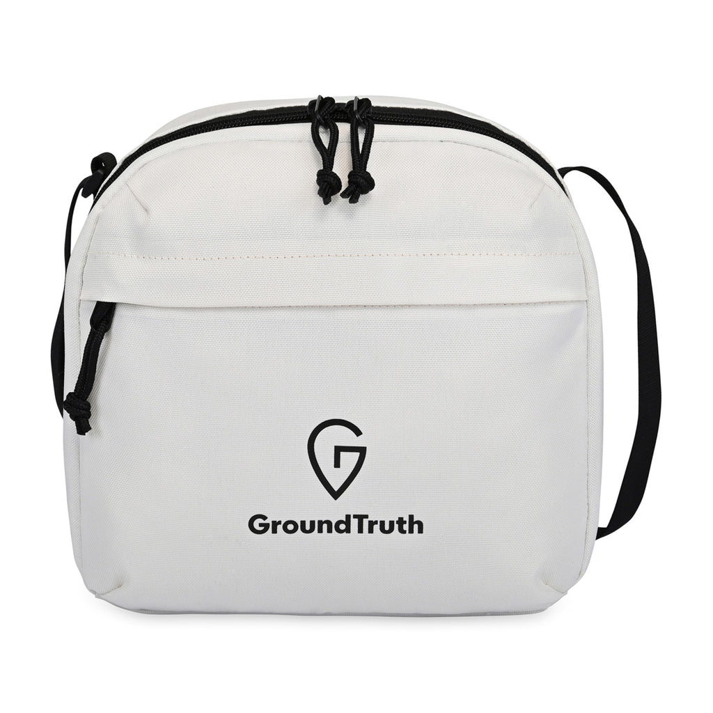 Renew Recycled Lunch Cooler with Angled Opening, 9 Cans - Cream - View 1