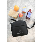 Renew Recycled Lunch Cooler with Angled Opening, 9 Cans Transfer - Black - View 4