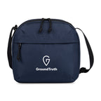 Renew Recycled Lunch Cooler with Angled Opening, 9 Cans Transfer - Navy - View 1