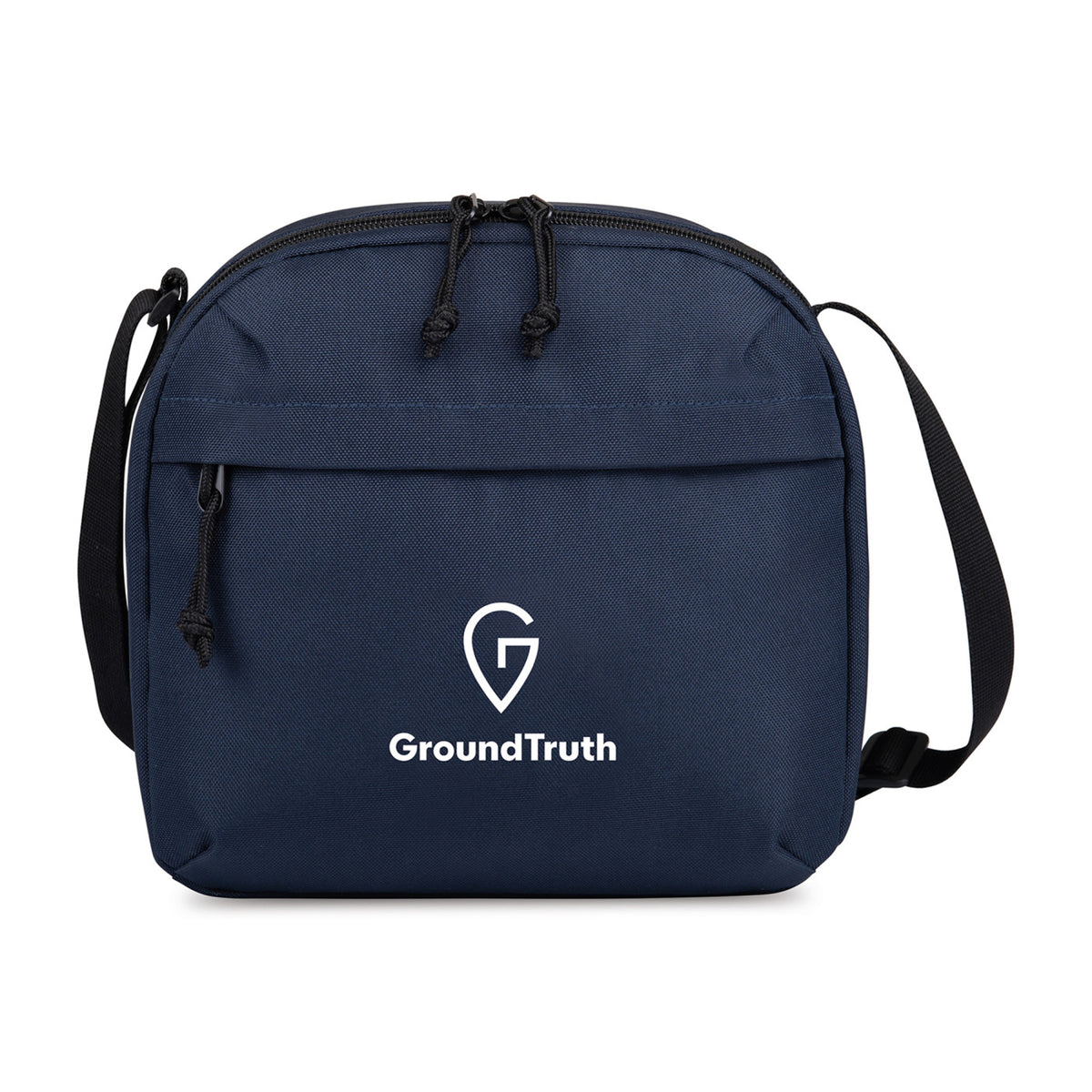 Renew Recycled Lunch Cooler with Angled Opening, 9 Cans Transfer - Navy - View 1